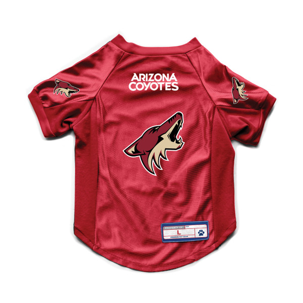 Arizona Coyotes Pet Jersey Stretch Size L