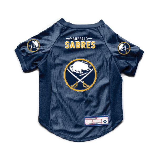 Buffalo Sabres Pet Jersey Stretch Size L