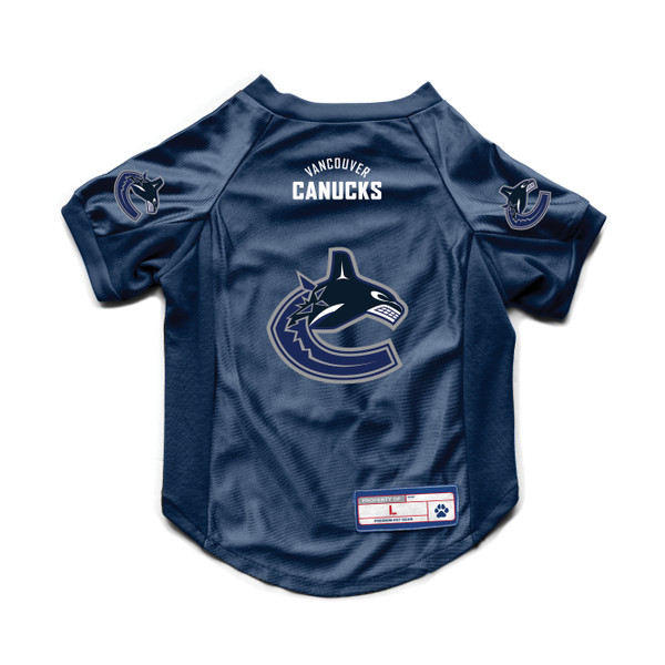 Vancouver Canucks Pet Jersey Stretch Size XS