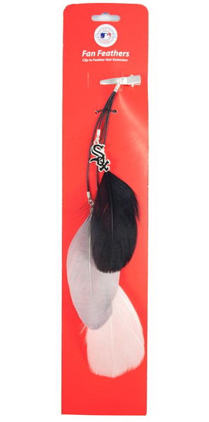 Chicago White Sox Team Color Feather Hair Clip