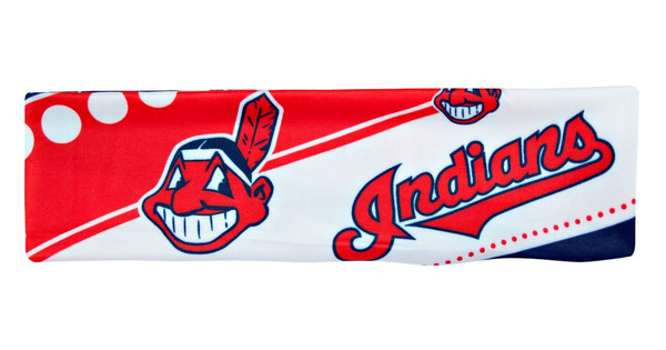 Cleveland Indians Stretch Patterned Headband