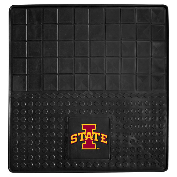 Iowa State University - Iowa State Cyclones Heavy Duty Vinyl Cargo Mat I STATE Primary Logo Black