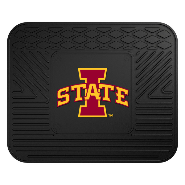 Iowa State University - Iowa State Cyclones Utility Mat I STATE Primary Logo Black