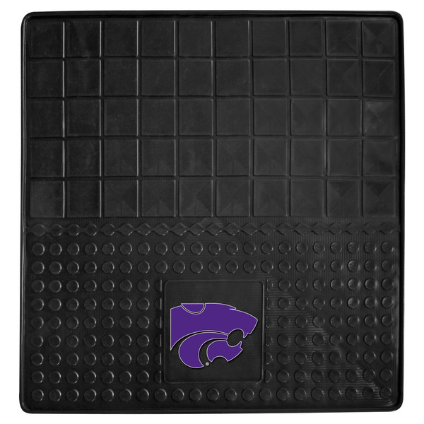 Kansas State University - Kansas State Wildcats Heavy Duty Vinyl Cargo Mat Powercat Primary Logo Black