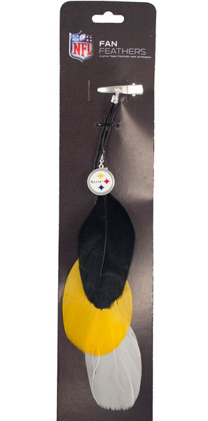 Pittsburgh Steelers Team Color Feather Hair Clip