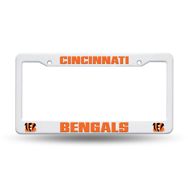 Cincinnati Bengals White Plastic Frame