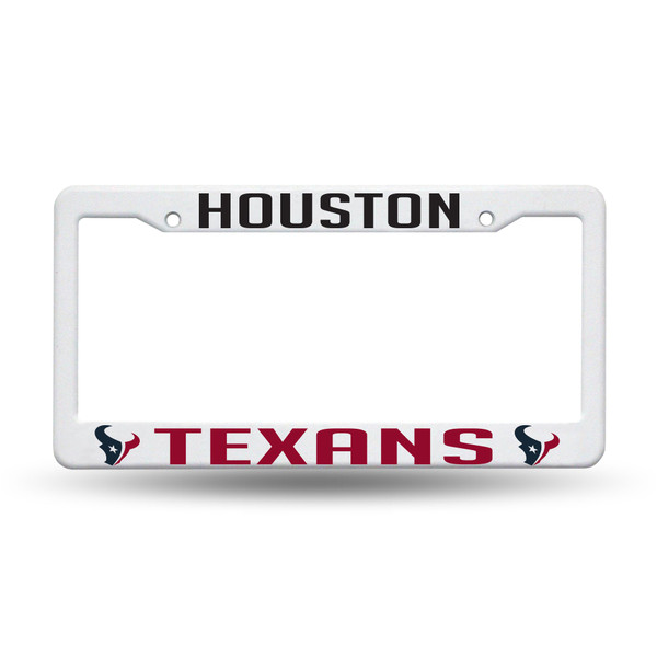 Houston Texans White Plastic Frame