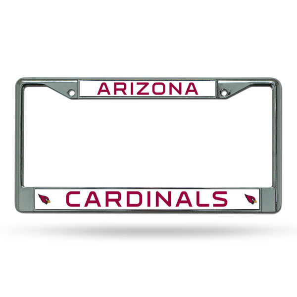 Arizona Cardinals Chrome License Plate Frame