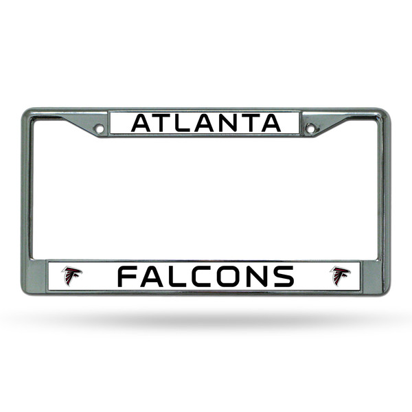 Atlanta Falcons Chrome License Plate Frame