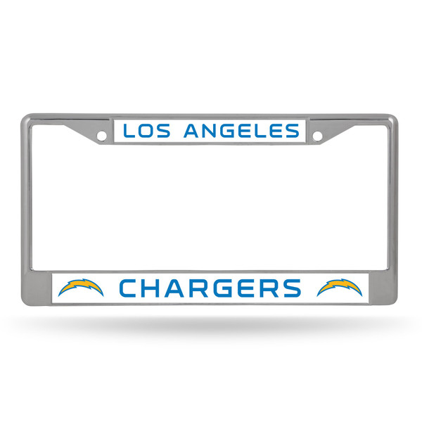 Los Angeles Chargers Chrome License Plate Frame