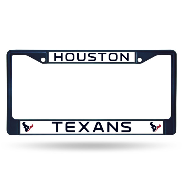 Houston Texans Colored License Plate Frame Secondary Navy