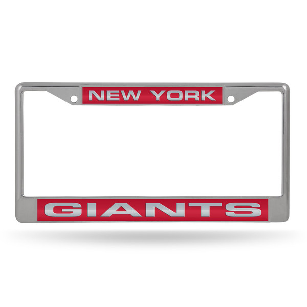 New York Giants Laser Chrome License Plate Frame