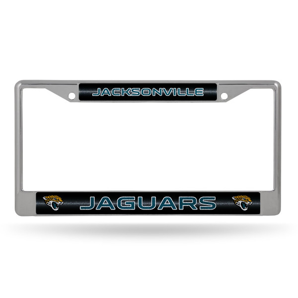 Jacksonville Jaguars Bling Chrome License Plate Frame