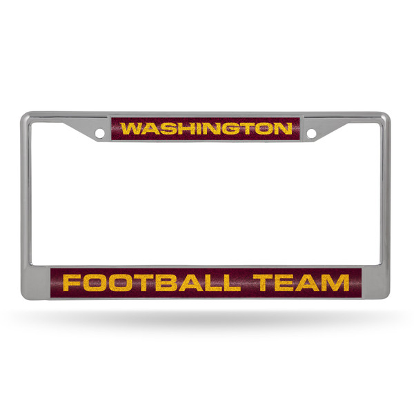Washington Commanders Bling Chrome License Plate Frame
