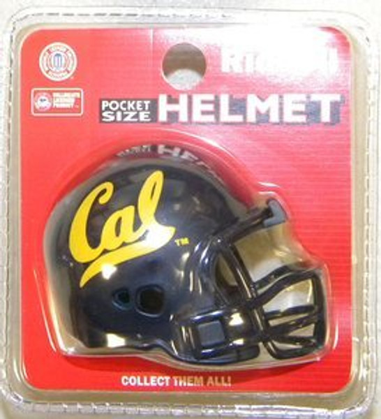 California Golden Bears Helmet Riddell Pocket Pro VSR4 Style