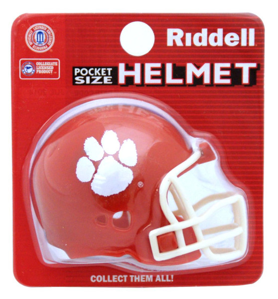 Clemson Tigers Helmet Riddell Pocket Pro Speed Style