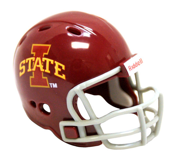 Iowa State Cyclones Helmet Riddell Pocket Pro VSR4 Style Bulk No Packaging