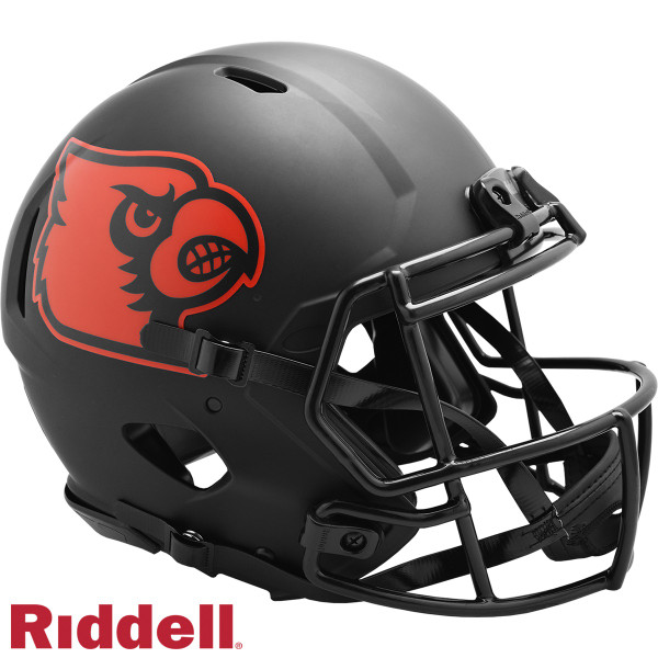 Louisville Cardinals Helmet Riddell Authentic Full Size Speed Style Eclipse Alternate
