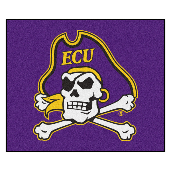 East Carolina University - East Carolina Pirates Tailgater Mat Pirate Primary Logo Purple