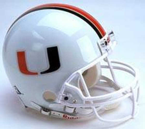 Miami Hurricanes Riddell Full Size Authentic Helmet