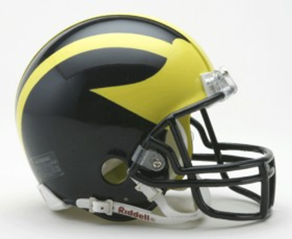 Michigan Wolverines Replica Mini Helmet w/ Z2B Mask