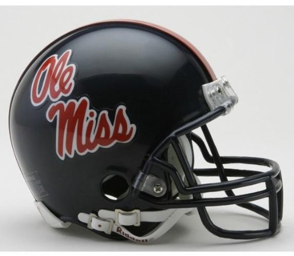 Mississippi Rebels Helmet Riddell Replica Mini VSR4 Style