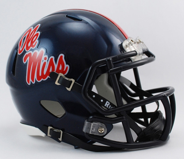 Mississippi Rebels Helmet Riddell Replica Mini Speed Style