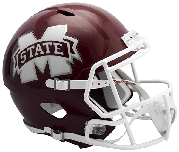 Mississippi State Bulldogs Helmet Riddell Replica Full Size Speed Style