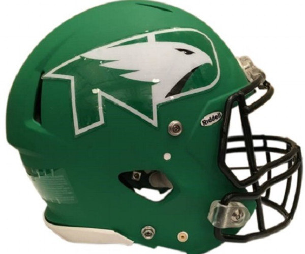 North Dakota Fighting Hawks Helmet Riddell Replica Mini Speed Style