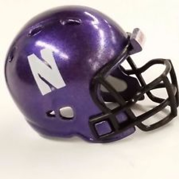 Northwestern Wildcats Helmet Riddell Pocket Pro VSR4 Style Bulk No Packaging