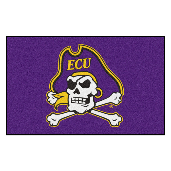 East Carolina University - East Carolina Pirates Ulti-Mat Pirate Primary Logo Purple