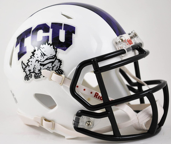 TCU Horned Frogs Speed Mini Helmet - Frog Skin