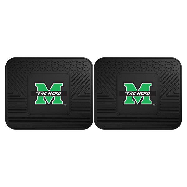 Marshall University - Marshall Thundering Herd 2 Utility Mats Bison M Marshall Primary Logo Black