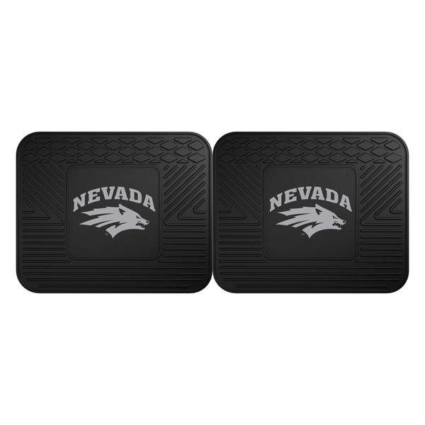 University of Nevada - Nevada Wolfpack 2 Utility Mats "Nevada & Wolf" Logo Black