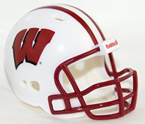 Wisconsin Badgers Helmet Riddell Pocket Pro Speed Style