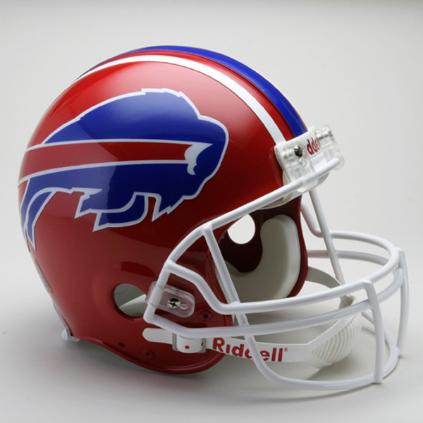 Buffalo Bills Helmet Riddell Authentic Full Size VSR4 Style 1987-2001 Throwback