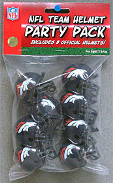 Denver Broncos Team Helmet Party Pack