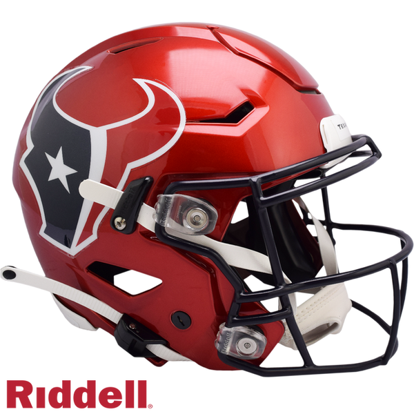 Houston Texans Helmet Riddell Authentic Full Size SpeedFlex Style On-Field Alternate
