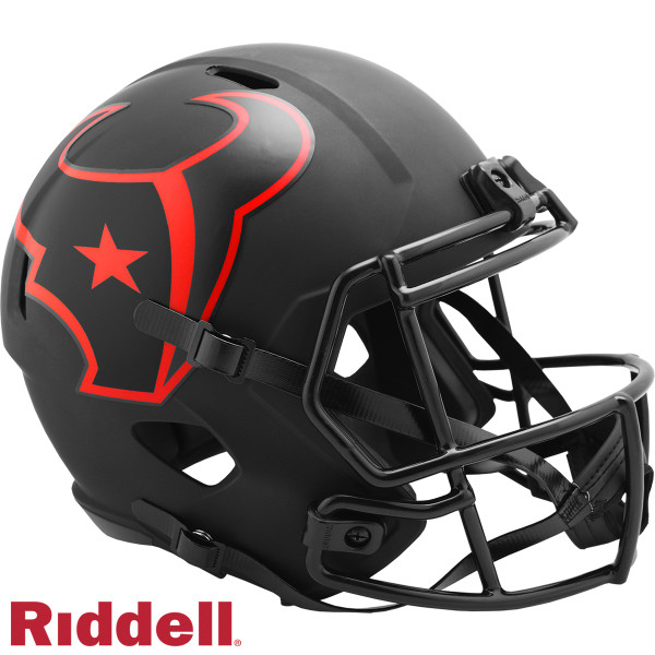 Houston Texans Helmet Riddell Replica Full Size Speed Style Eclipse Alternate