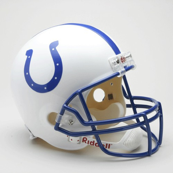 Indianapolis Colts 1995-2003 Throwback Riddell Deluxe Replica Helmet