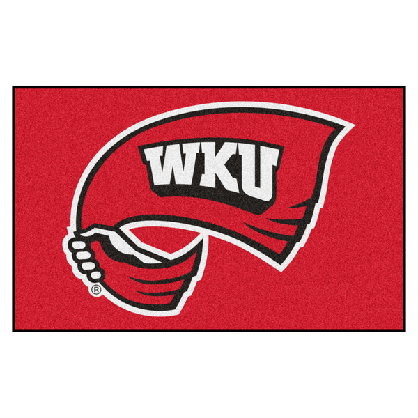 Western Kentucky University - Western Kentucky Hilltoppers Ulti-Mat "Flag WKU" Logo Red