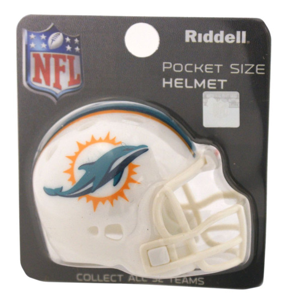 Miami Dolphins Helmet Riddell Pocket Pro VSR4 Style