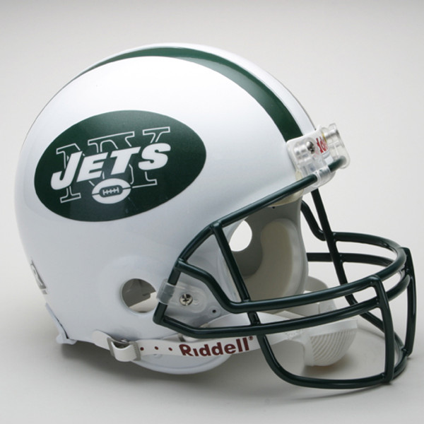 New York Jets Helmet Riddell Authentic Full Size VSR4 Style 1998-2018 Throwback