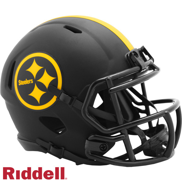 Pittsburgh Steelers Helmet Riddell Replica Mini Speed Style Eclipse Alternate