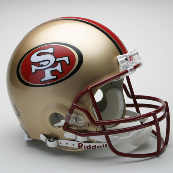 San Francisco 49ers 1996-2008 Throwback Pro Line Helmet