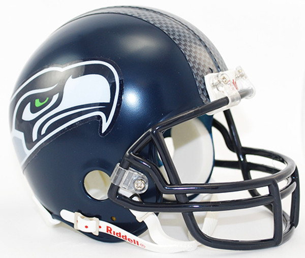 Seattle Seahawks Helmet Riddell Replica Mini VSR4 Style