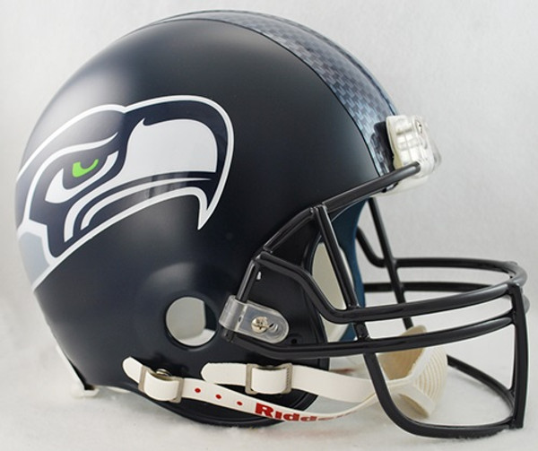 Seattle Seahawks Helmet Riddell Authentic Full Size VSR4 Style