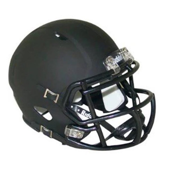 Helmet Riddell Blank Replica Mini Speed Style Matte Black with Black Parts