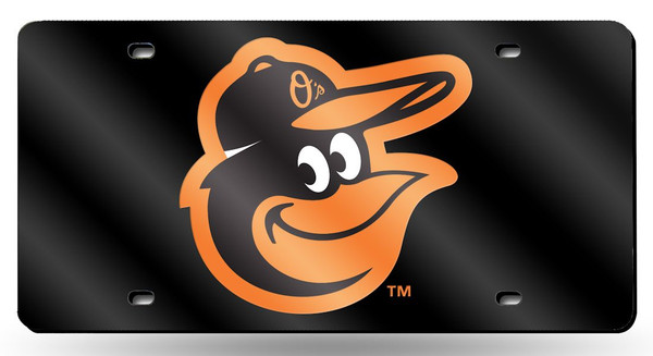 Baltimore Orioles Black Laser Tag - Gooney Bird
