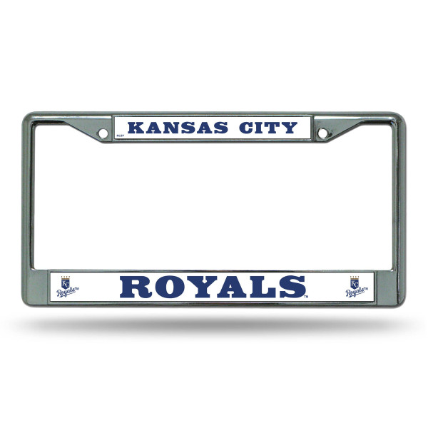 Kansas City Royals License Plate Frame Chrome